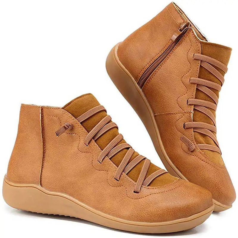 Bota Feminina Confortável Compra & Pronto Marrom 41 