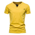 Camisa Masculina Casual Manga Curta Sr Sigma Amarelo P 